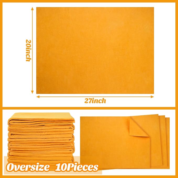 10 Pack Shammy Cloths Absorbent Cleaning Towels - Image 3