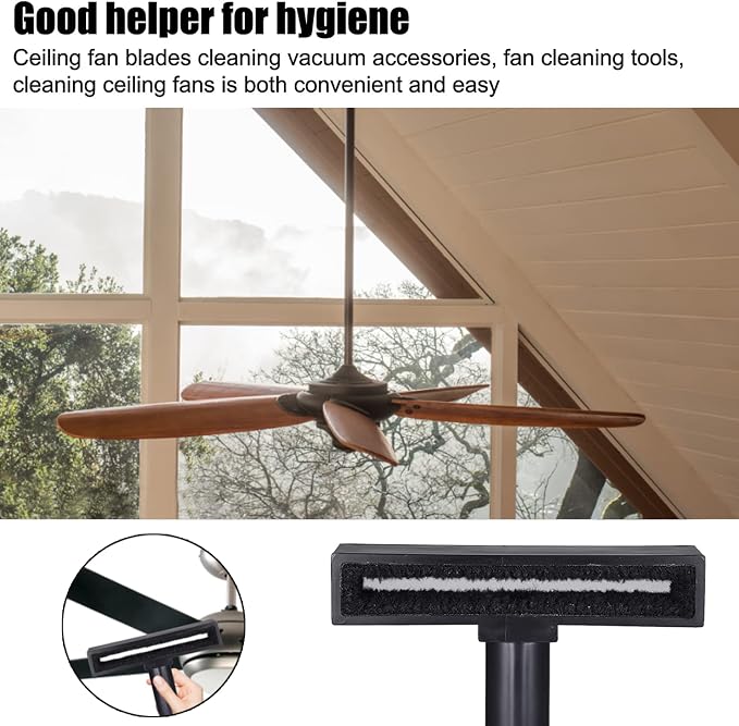 Ceiling Fan Blade Cleaner Ceiling Fan Vacuum Attachment Vacuum Duster - Image 5