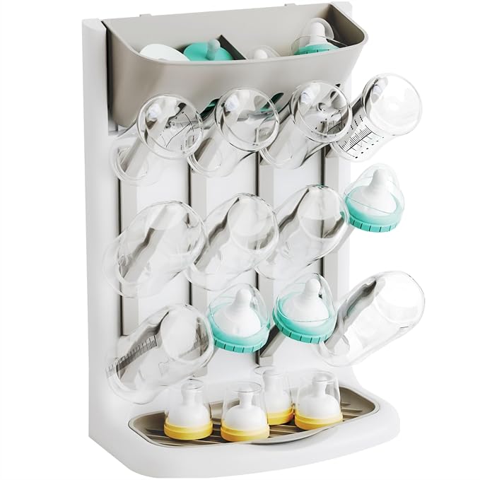 Yieach Larger Vertical Baby Bottle Drying Rack by Yieach