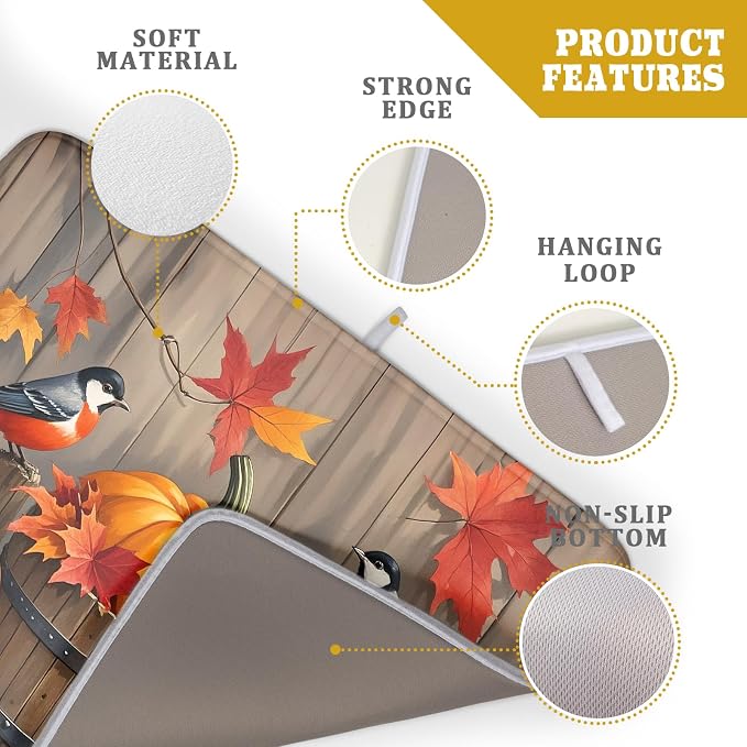 Fall Thanksgiving Dish Drying Mat - Image 4