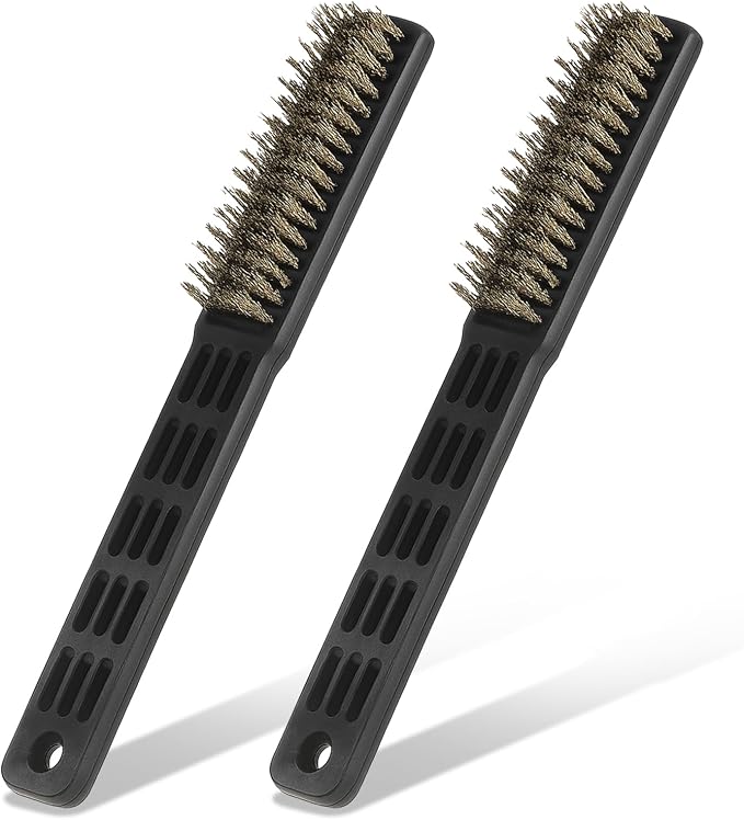 2 Pack Bowling Shoe Brushes, Heavy Duty Wire Brush Outdoor Shoe Cleaning Brushes by Unknown