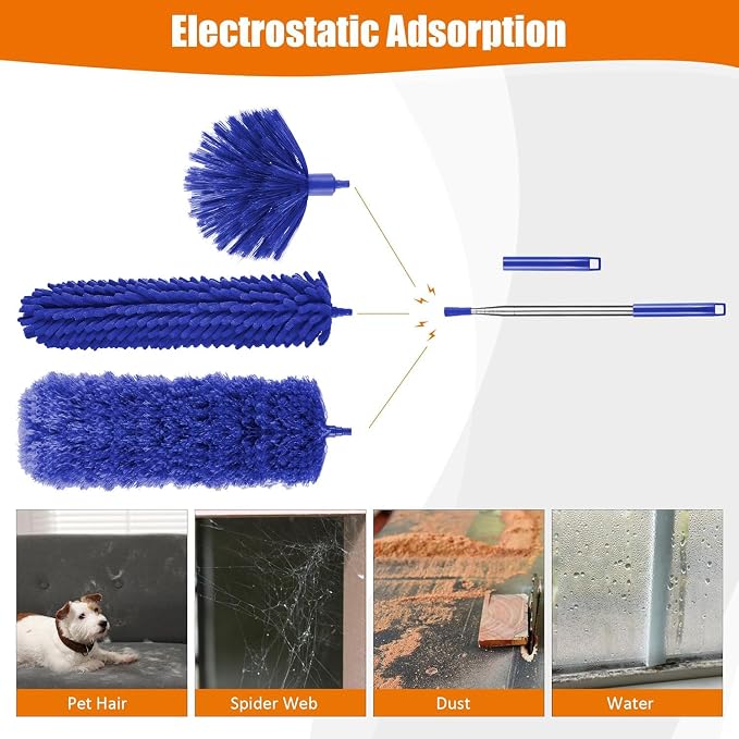 4 Pcs Microfiber Cobweb Duster - Image 3
