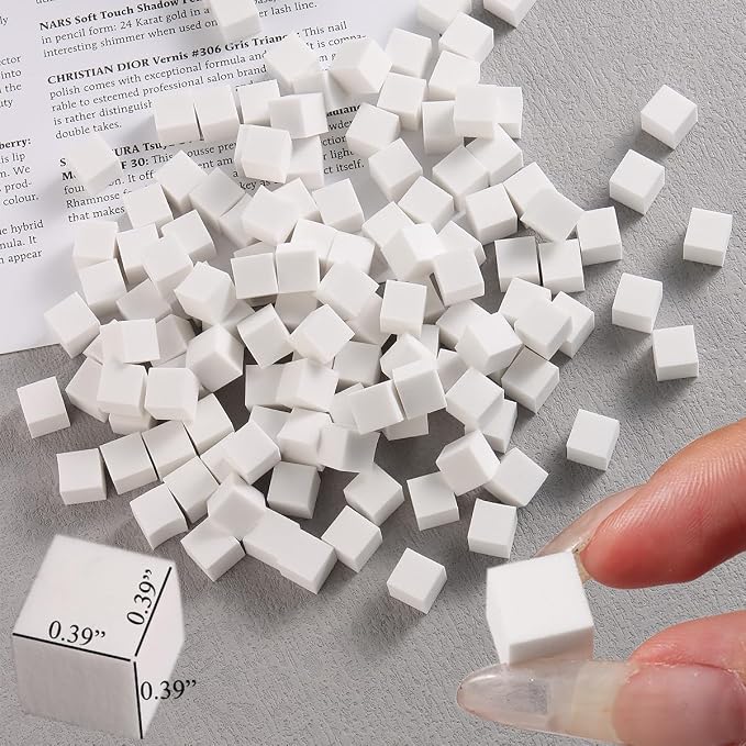 Soft Sponges with Grabbing Pen for Ombre and Aura Nail Art with Brush, - Image 3