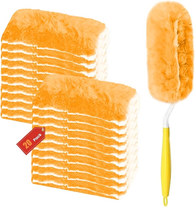 Duster Refill for Swiffer Duster, 360 Disposable Refills Feather Duster by BEVAUEG