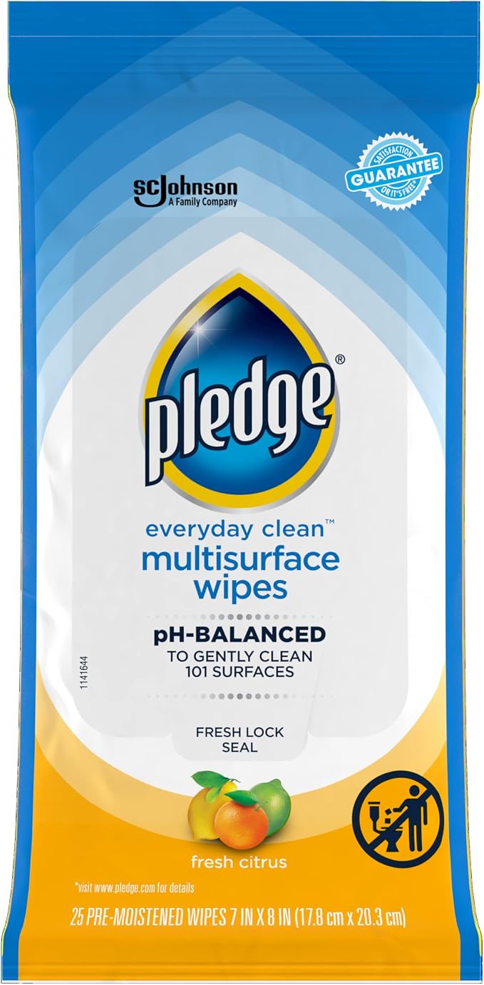 Pledge Multi Surface Everyday Wipes Fresh Citrus by Pledge