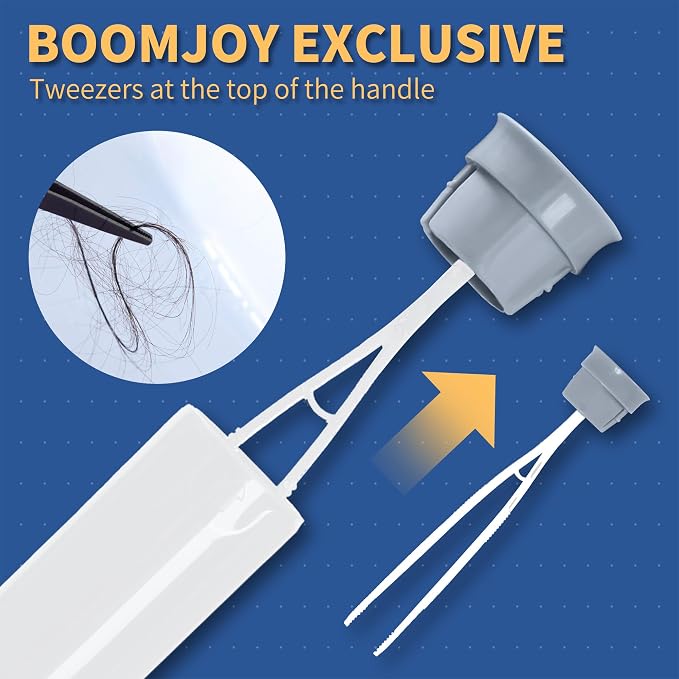 BOOMJOY Toilet Brush and Holder Set, Toilet Bowl Cleaner Brush, Toilet Scrubber - Image 5