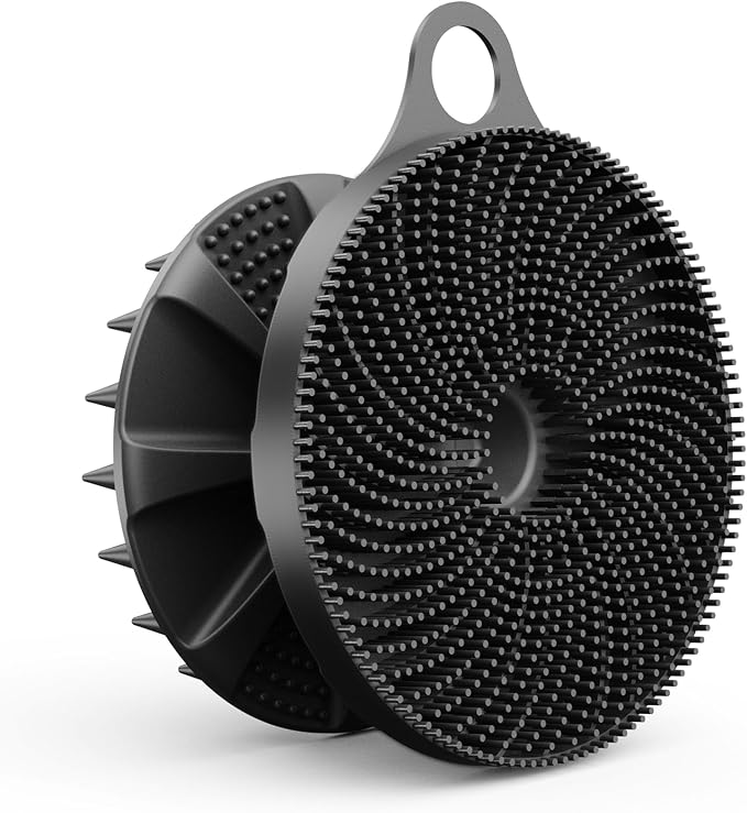 2 in 1 Silicone Brush, BEAUTAIL Body Shower Scrubber and Scalp Hair Massager by BEAUTAIL
