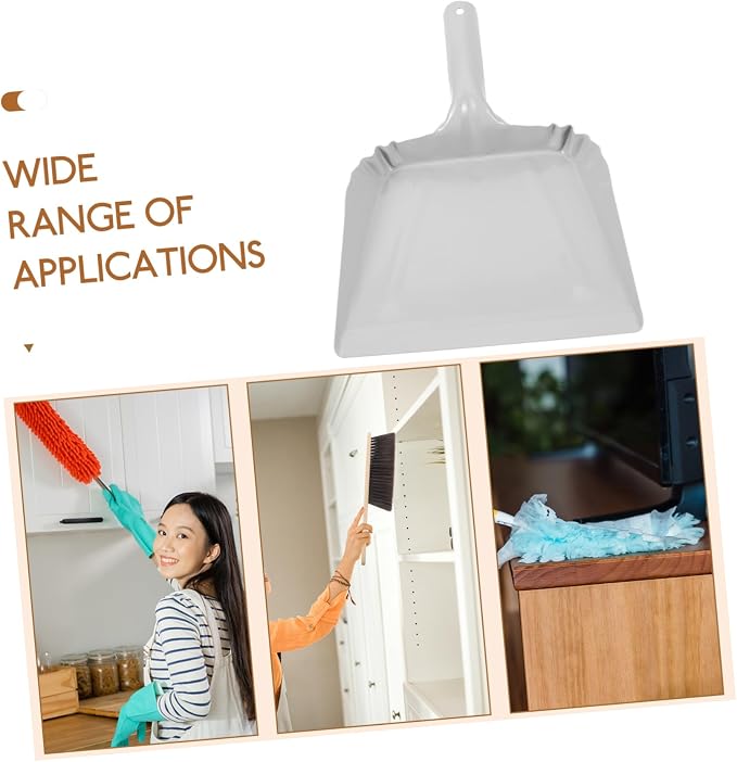 Unomor Metal Dustpan Handheld Small Pan Handle - Image 9