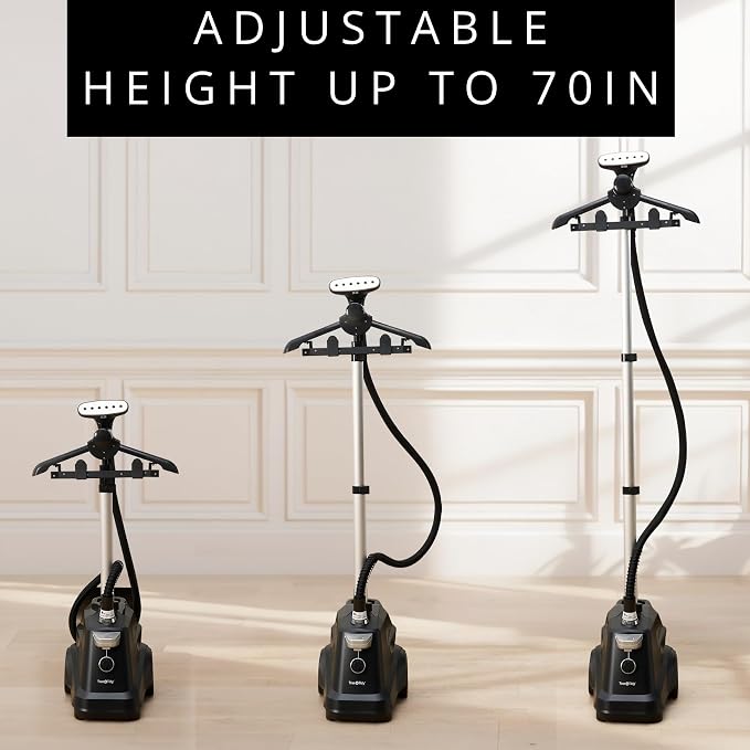 True & Tidy® Heavy-Duty Commercial Industrial Standing Garment Steamer - Image 7
