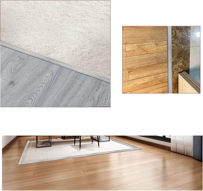 Floor/Door Flat Transition Strip & Self-Adhesive Vinyl Edge Trim - Image 4