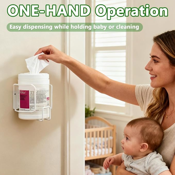 Wall-Mount Wipes Holder, Wipes Dispenser - Image 6