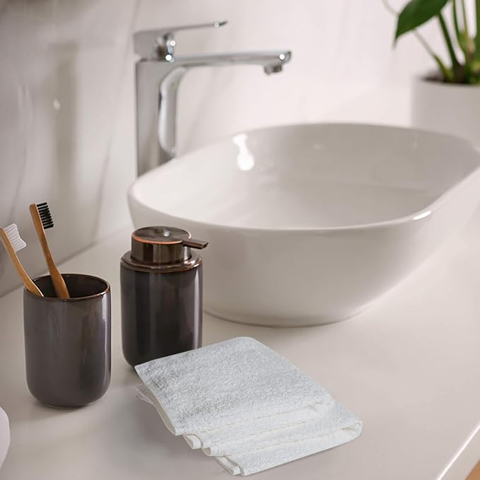 Softolle 100% Cotton Washcloths 60 Pack Soft, Highly Absorbent Washcloth - Image 4
