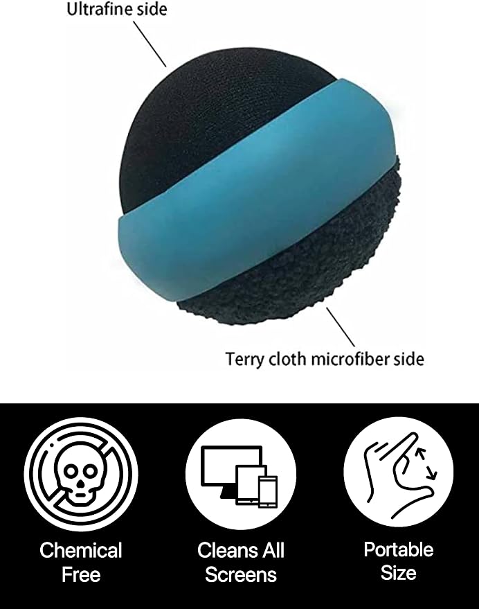 Cleaning Ball, Dual Action Microfiber Cloth, - Image 5