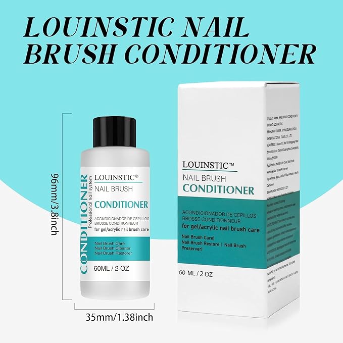 LOUINSTIC Nail Art Brush Cleaner 2 oz - Image 7