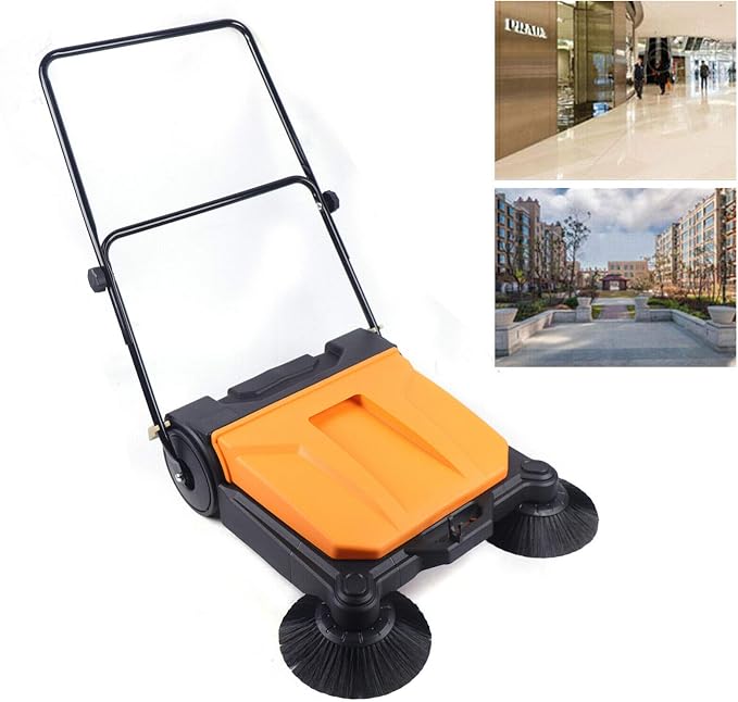 Gdrasuya10 26" Hand Push Sweeper, Household Hand Push Carpet Sweeping Sweeper - Image 7