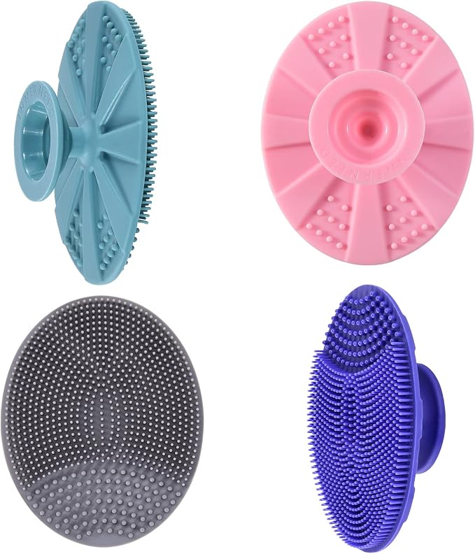 INNERNEED Silicone Face Cleansing Scrubber, Exfoliating Scrub Manual Handheld - Image 7