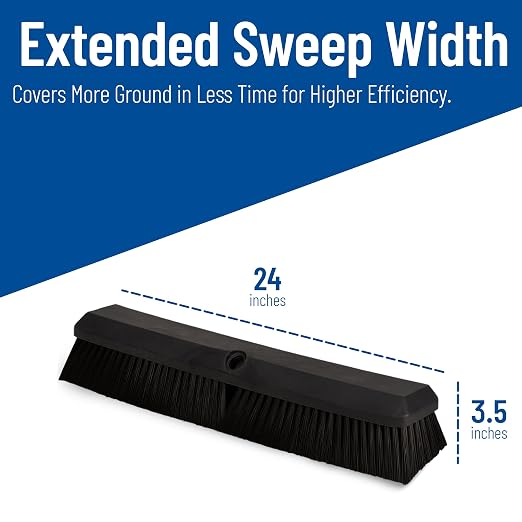SPARTA 41891EC03 Omni Sweep Plastic Push Broom Head, Heavy Duty, Industrial - Image 3