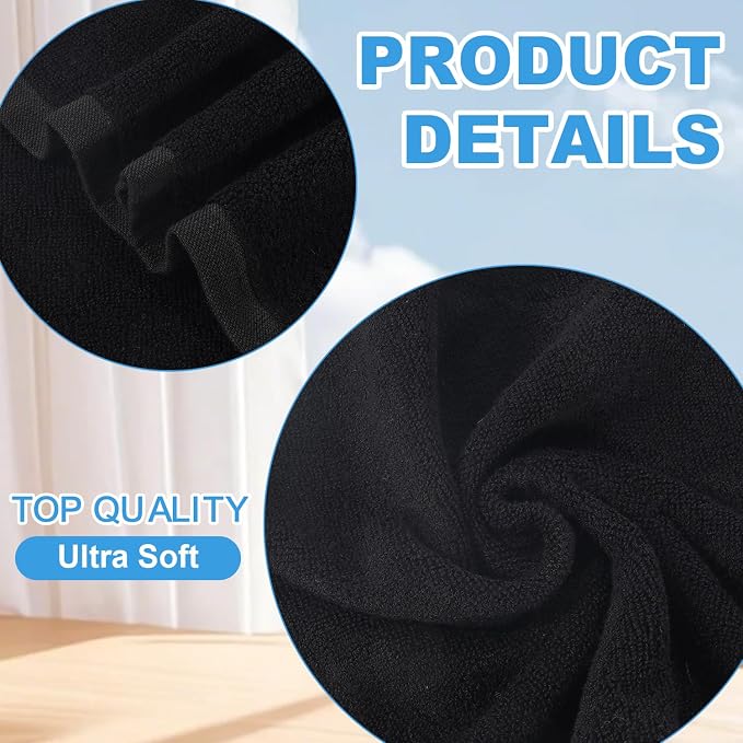 6 Pack Microfiber Wash Cloth, 12x12 Inch Highly Absorbent and Soft Feel - Image 3