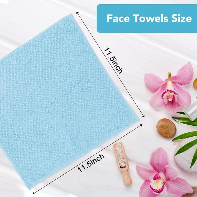 Orighty Washcloths Towels Set 10 Pack, Highly Absorbent and Soft Feel - Image 5