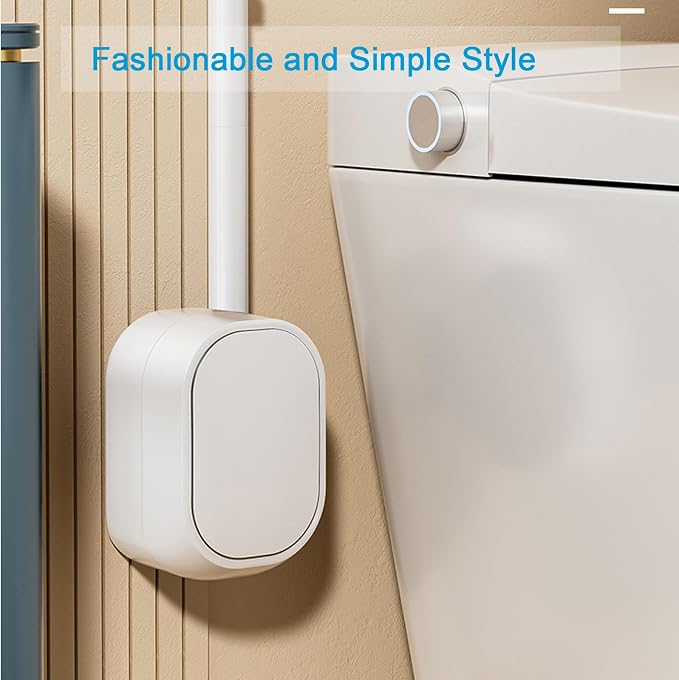 Wall Mounted Disposable Toilet Brush and Holder Toilet Bowl Cleaner - Image 7