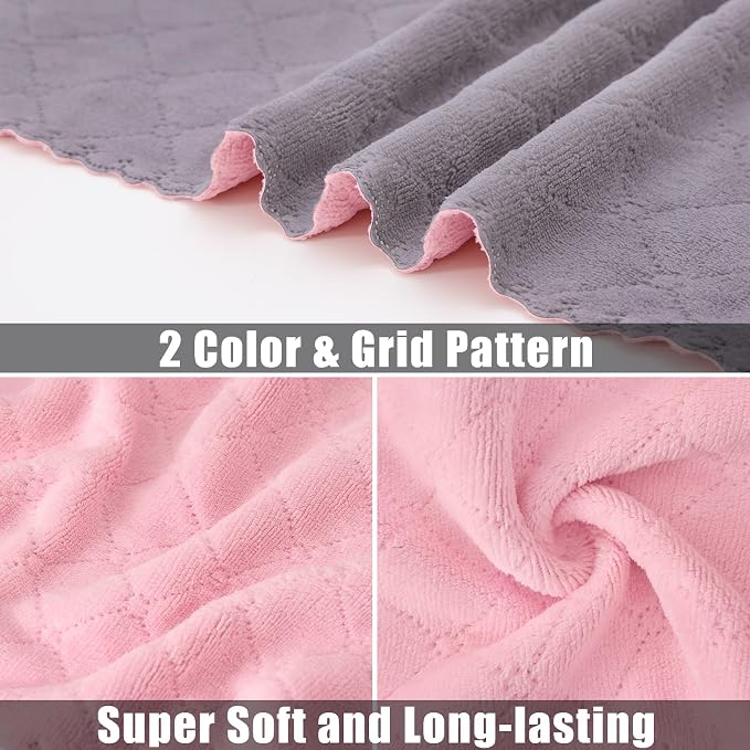 Mordimy 18 Pack Kitchen Cloths Dish Towels, Super Soft and Absorbent Dish Cloths - Image 2