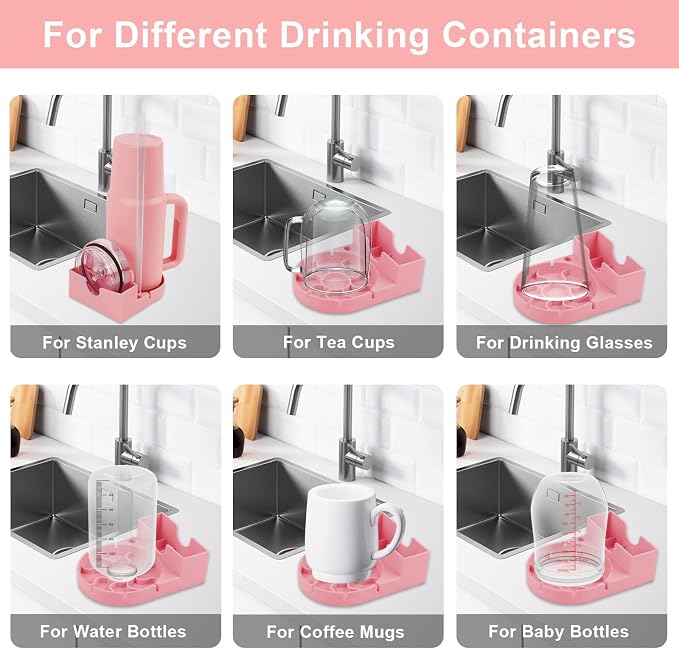Water Bottle Drying Rack, Silicone Tumbler Drying Rack, Baby Bottle Dryer Holder - Image 2