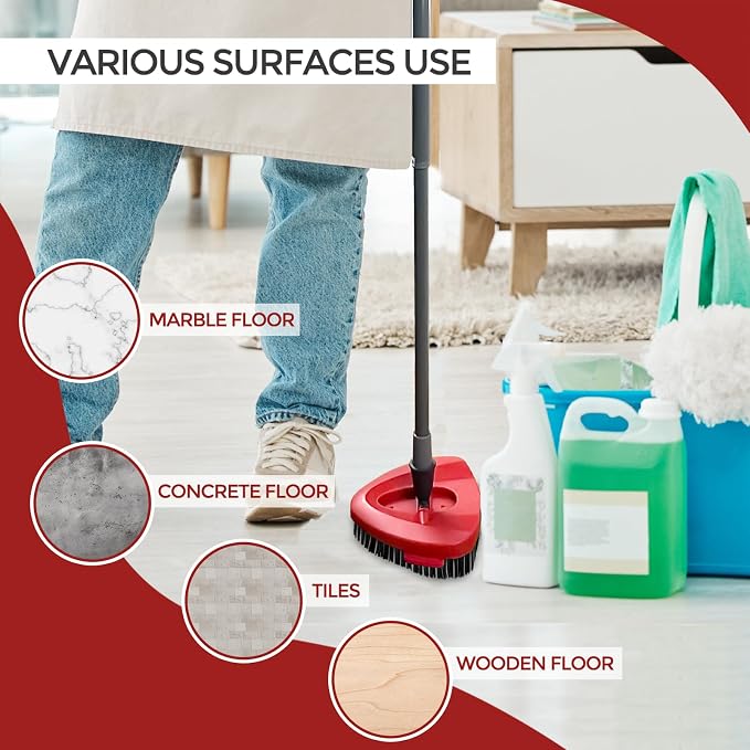 Scrub Brush, 2 Pack Spin Scrub Brush Replacement Head, Stiff Bristle Cleaning - Image 7