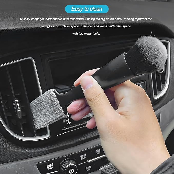 Car Double Head Brush, Portable Auto Dashboard Double Ended Dust Sweeping - Image 5