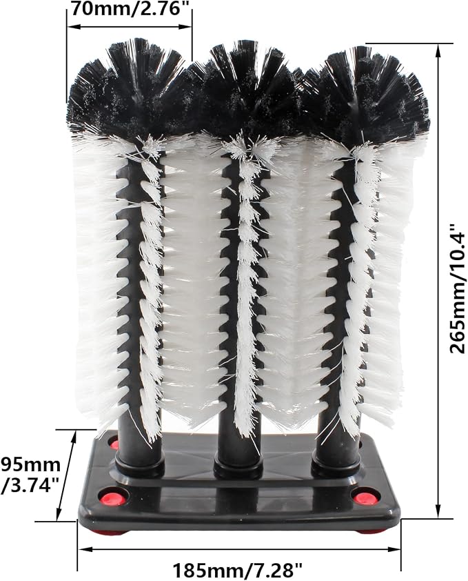 3 Long Brush Bar Glass Washer - Image 2