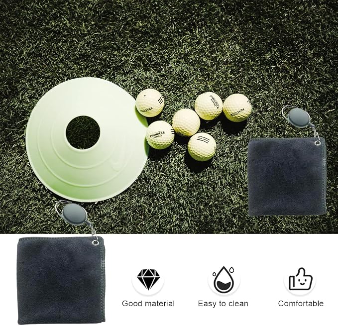 2 Pcs Golf Towels Quick Drying Golf Cleaning Towels - Image 5