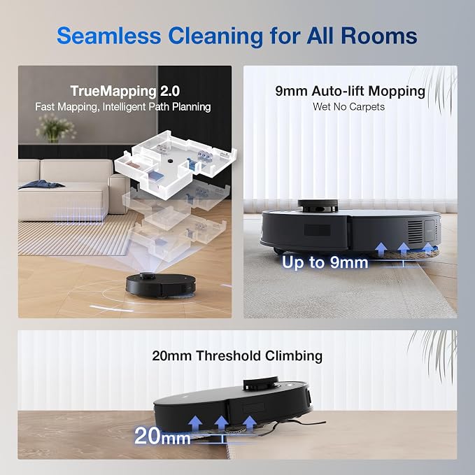 ECOVACS DEEBOT T30S AI Care Robot Vacuum and Mop, TruEdge Adaptive Edge Mopping - Image 8