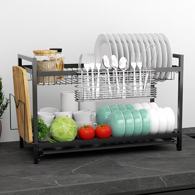 304 Stainless Steel Utensil Holder, Knife and Fork Drainer Basket - Image 5