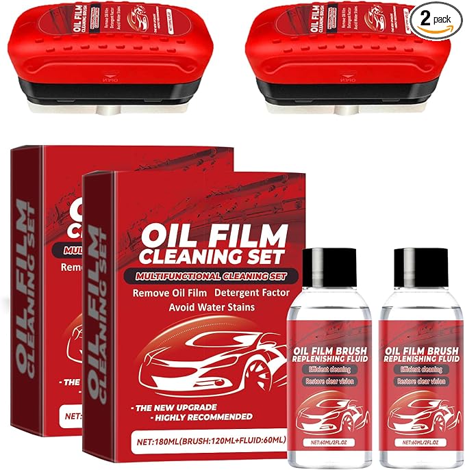Oil Film Cleaning Brush for Car Windows, Automotive Oil Film Cleaning Brush by Unknown