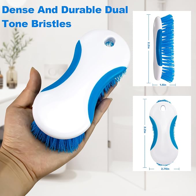 6.3" Multi Purpose Heavy Duty Scrub Brush - Image 2