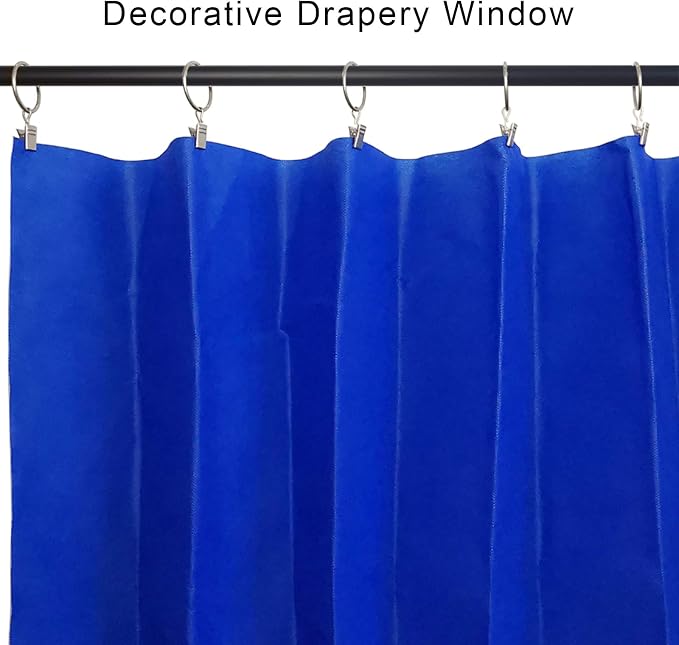 40 Pack Curtain Rings with Clips, Drapery Clips with Rings, Drapes Rings 1.26 - Image 4