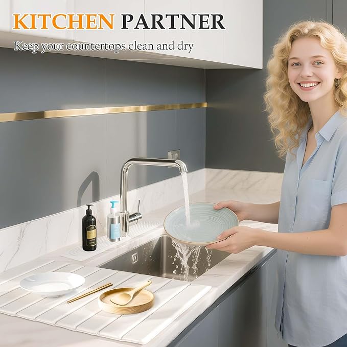 2-in-1 Stone Drying Mat Kit – Faucet Mat - Image 7