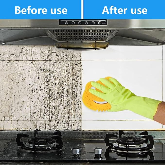 SmilePowo 12 Pack Frog Dual-Sided Multi-Functional Premium Cleaning Sponges - Image 4