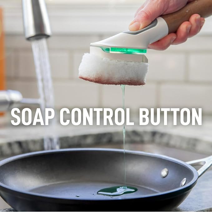 Scotch-Brite Greener Clean Non-Scratch Soap Control Dishwand - Image 4