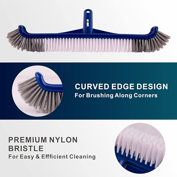 Fine Mesh Pool Net & Brush Head Combo - Image 5