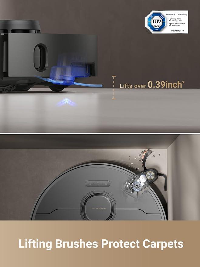 DREAME X40 Master Robot Vacuum Cleaner, 000Pa Suction, Auto Refilling & Draining - Image 6