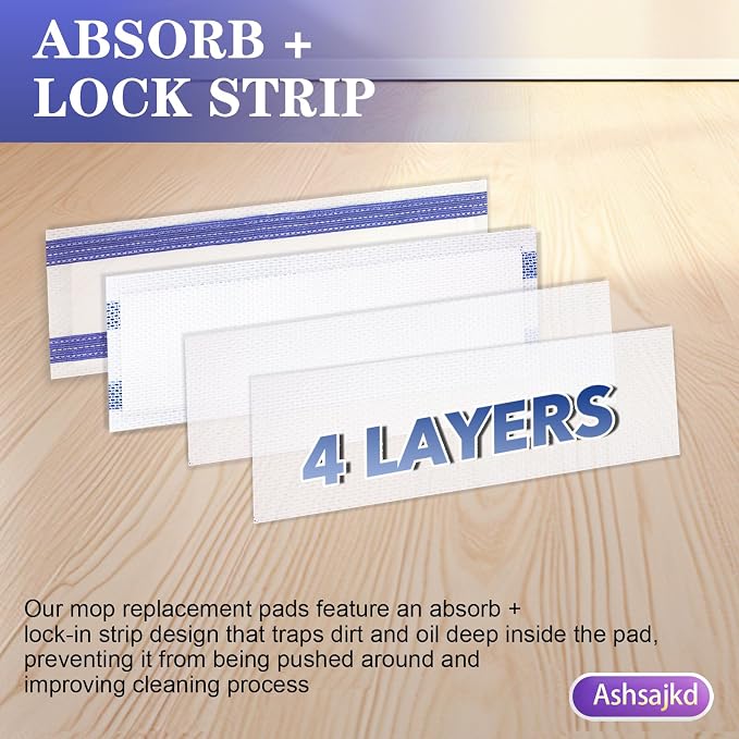 30 Pack Disposable Power Mop Refills Compatible - Image 3