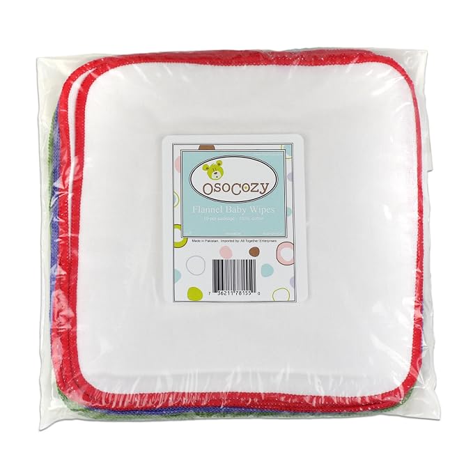 OsoCozy Flannel Cloth Baby Wipes - Image 4