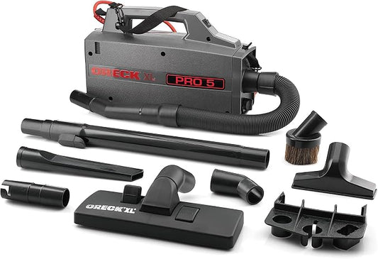 Oreck Commercial XL Pro 5 Super Compact Canister Vacuum Cleaner, Lightweight by OreckCommercial