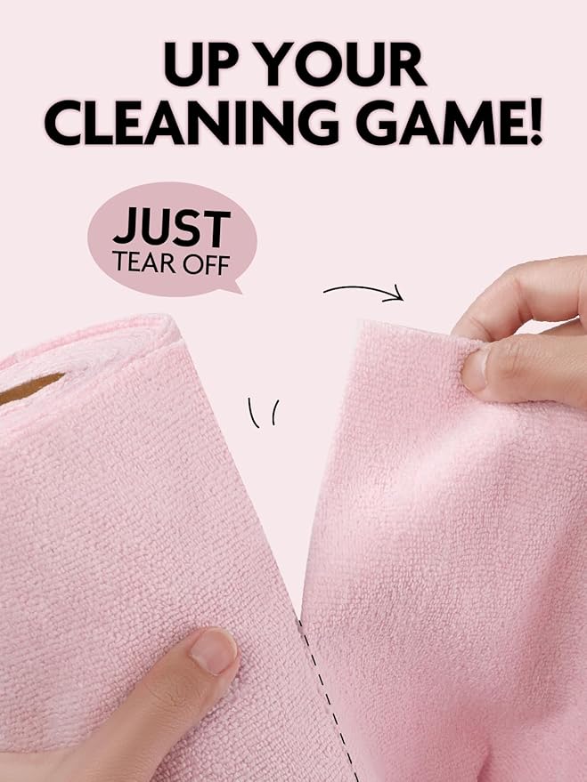 Fantasticlean Tear-Away Dish Cloth- 80 Sheets, 4 Rolls - Image 2