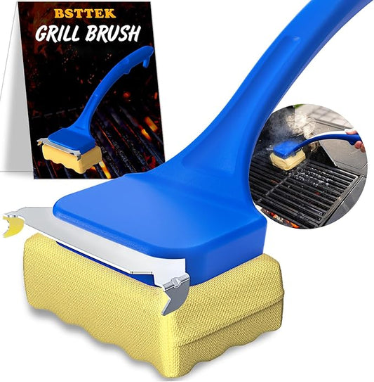 Grill Brush Bristle Free, BBQ Grill Brush by BestTechSafe