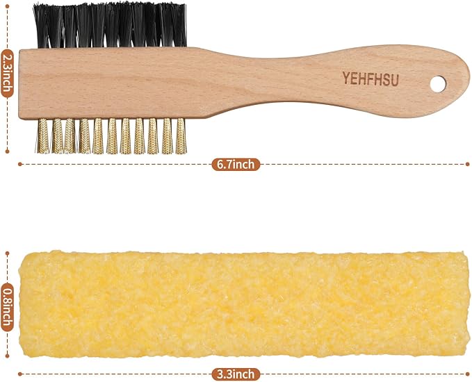 2-Piece Suede Brush and Suede Eraser, Suede Cleaner Kit, Suede Brush - Image 2