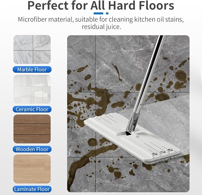 10Pcs Joymoop Mop Replacement Pads, 13 * 4.9'' Universal Mop Pads Mop Head - Image 6