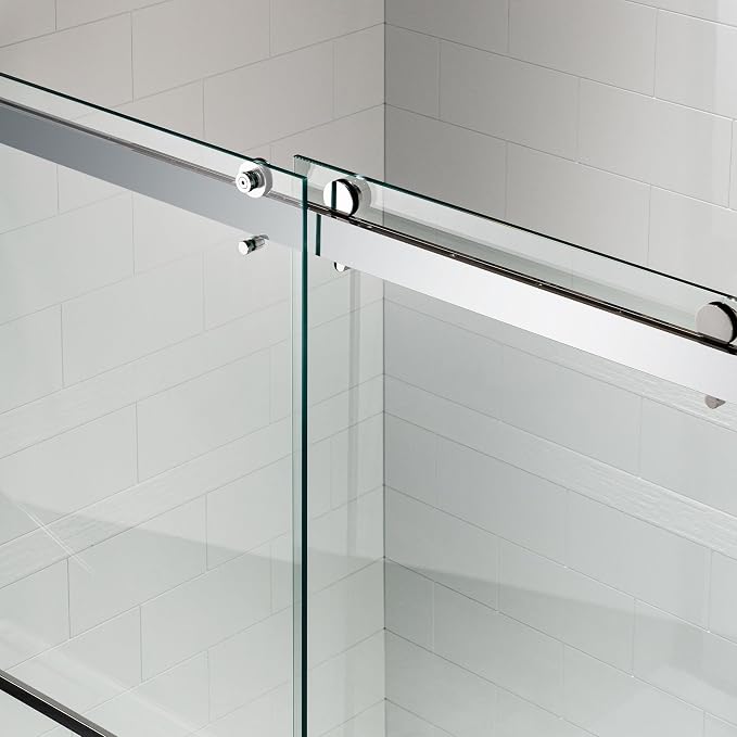Woodbridge Frameless Shower Doors 56-60" Width x 76" Height - Image 3