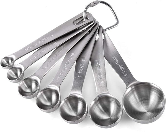 U-Taste 18/8 Stainless Steel Measuring Spoons Set: 7 Piece by U-Taste