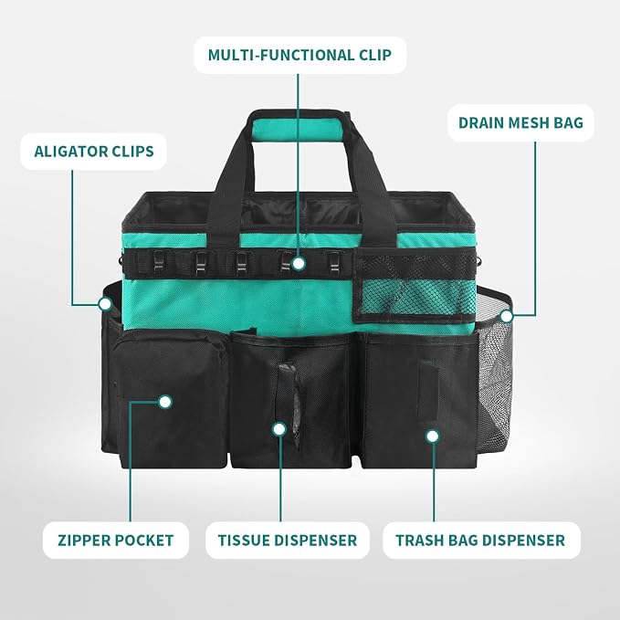 Cleaning Bags for Housekeepers, Large Cleaning Supplies Organizer - Image 5
